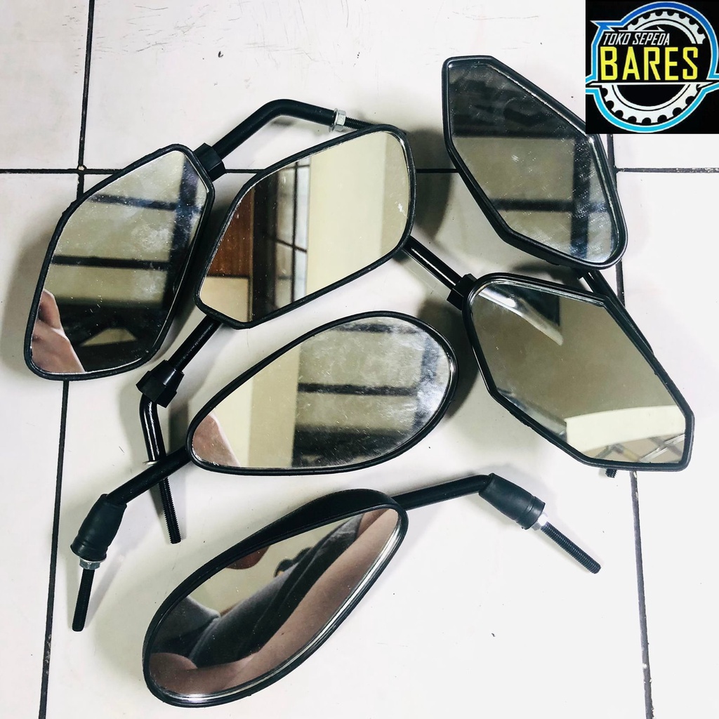 [LEBIH TEBAL] Kaca Spion Sepeda Listrik SunRace / Side Mirror