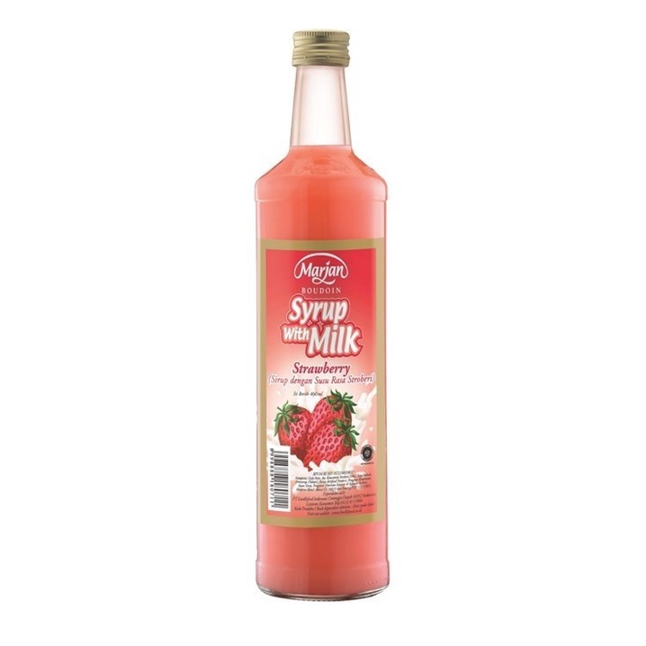 

sirup marjan stroberi strawberry milk 460