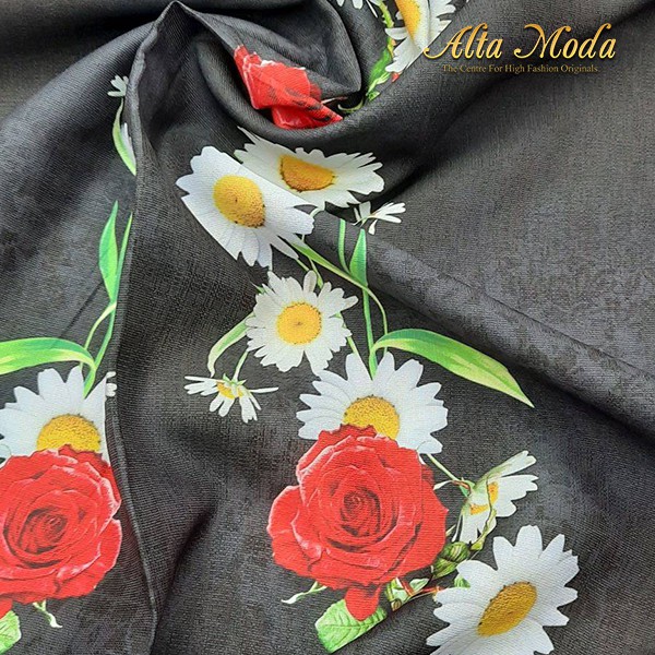 

Alta Moda Linen Motif Fancy Red Rose Dan Bunga Putih Kain (1 M)
