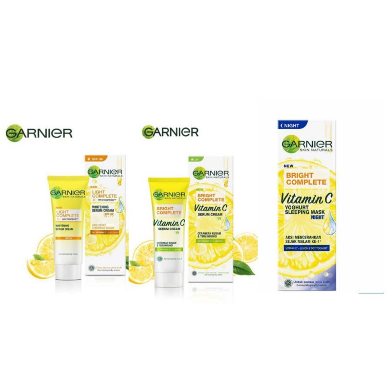 Garnier light complete 20 / cream wajah / serum wajah / Pelembab
