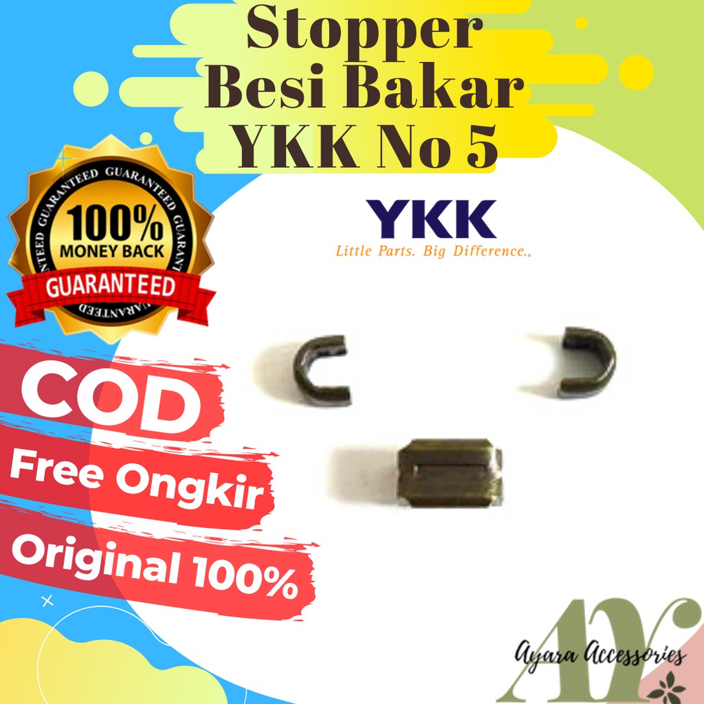 STOPPER RESLETING YKK BESI BAKAR NO 5 TERBAIK