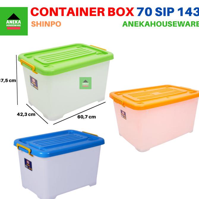

Promo Box Plastik Utk Menyimpan Serbaguna (Container Box) Shinpo Real Cb 70