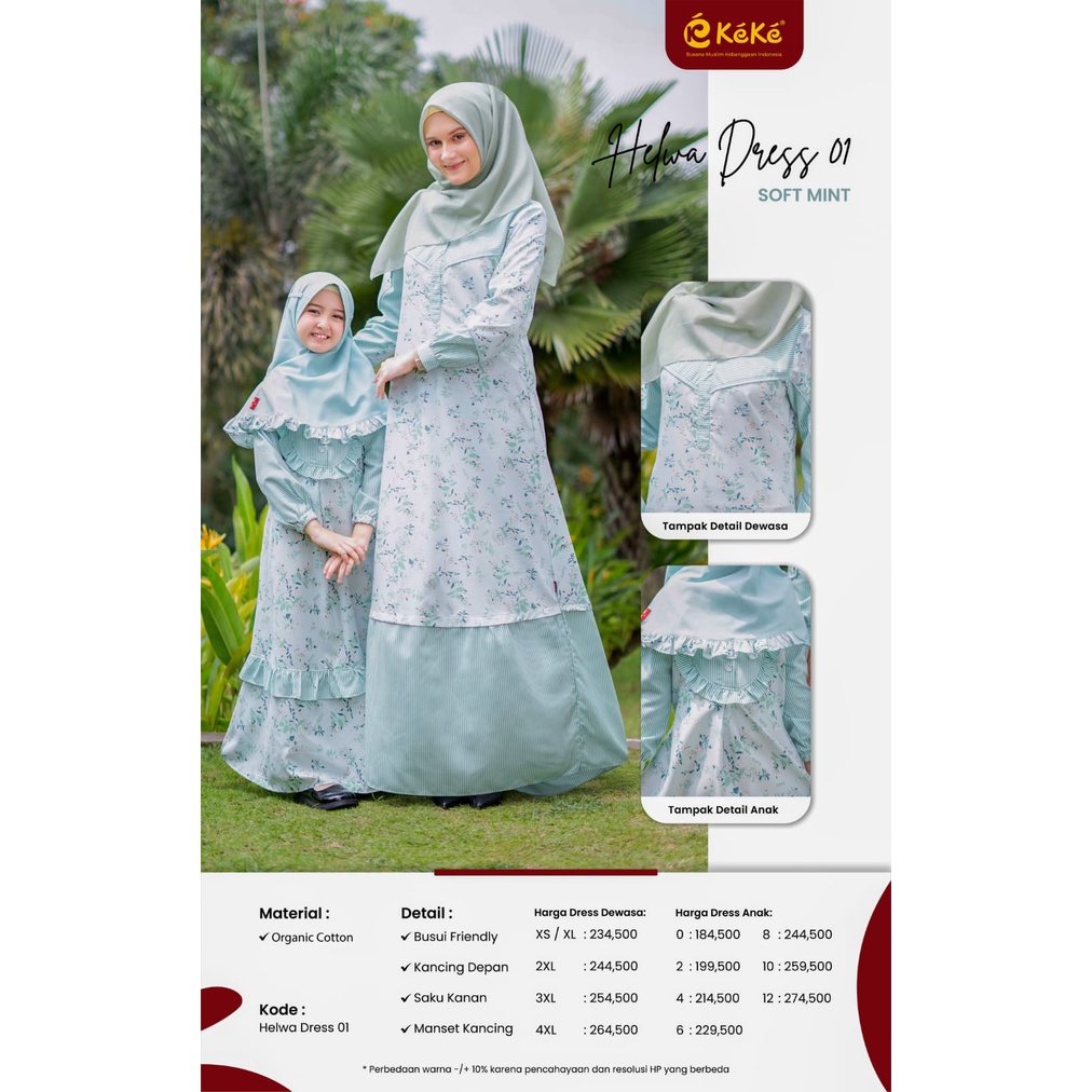 COUPLE GAMIS ALWA DRESS 01 By KEKE