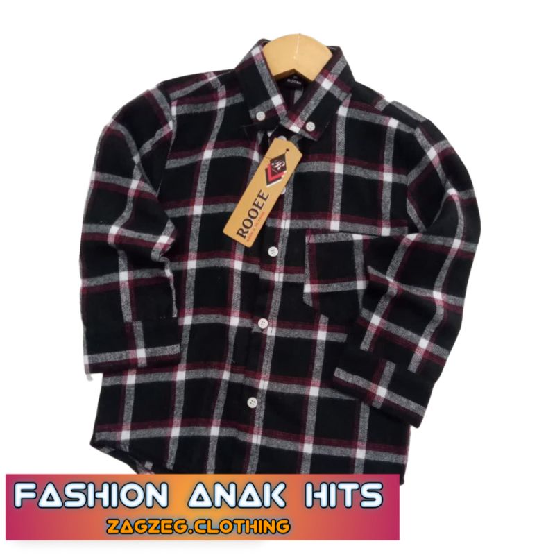 Atasan Kemeja Flannel Flanel Anak Kemeja Motif Kotak Kotak Bahan Flanel usia umur 2-6 tahun Baju Kemeja Anak Unisex Lengan Panjang Kemeja Flanel Anak Cowok Cewek Kotak Kotak Distro Hem Anak Balita Usia Umur 2 3 4 5 6 7 tahun Lengan Panjang Zagzeg Clothing