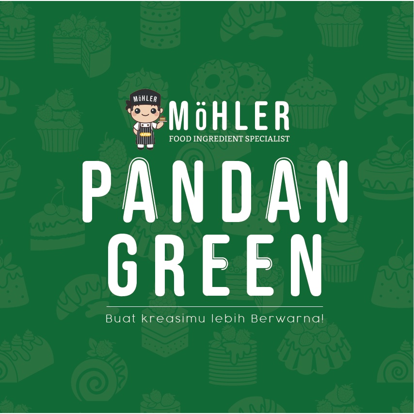 MOHLER Coloring Pandan Green (KLIK KOMBO HEMAT UNTUK  BELI 1 GRATIS 1)