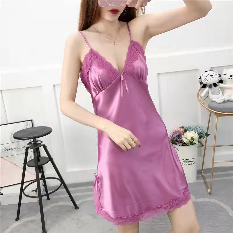 baju tidur wanita sexy/lingerie sexy/piyama satin/baju tidur wanita dewasa sexy