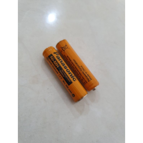 Baterai Charger Panasonic AAA/A3 550 Mah Buat telepon Wireless Panasonic Original