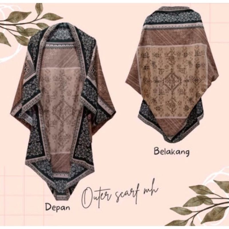 OUTER SCARF WANITA PREMIUM MOTIF MOTIF TERBARU 2022-KMO 27