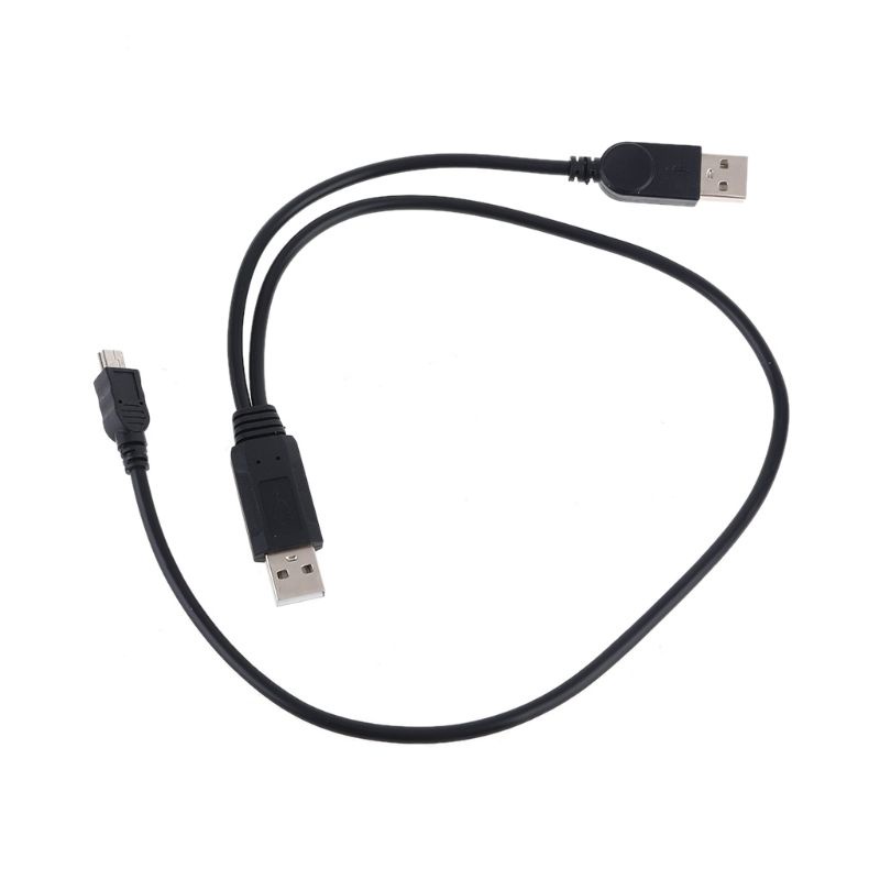 VIVI   USB to Mini USB Data Cable Adapter with Power Supply for External Hard Drives