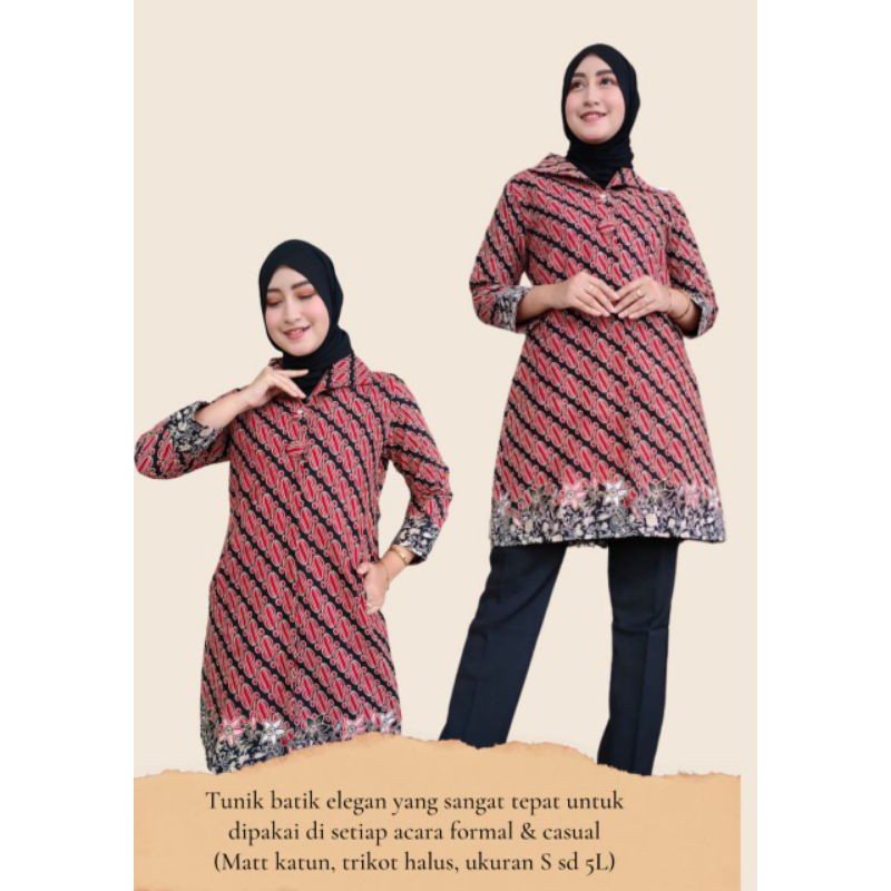 Tunik Batik Atasan Wanita