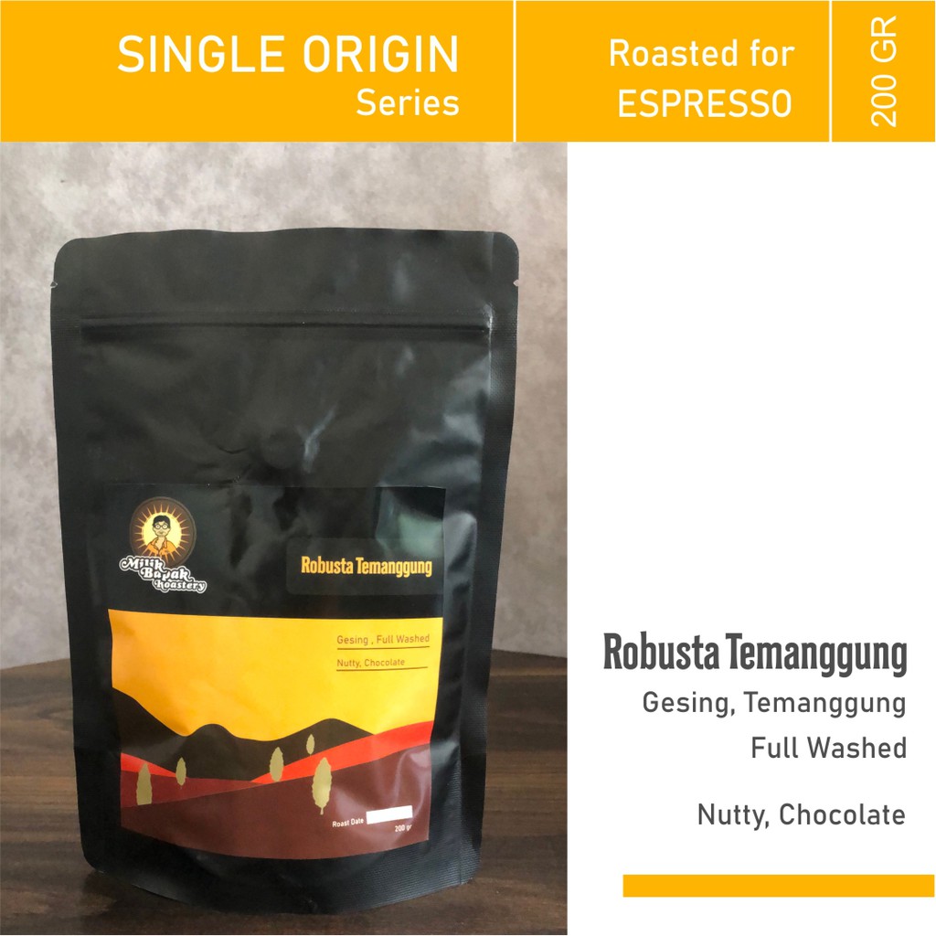 

Kopi Robusta Temanggung Single Origin 200 gr