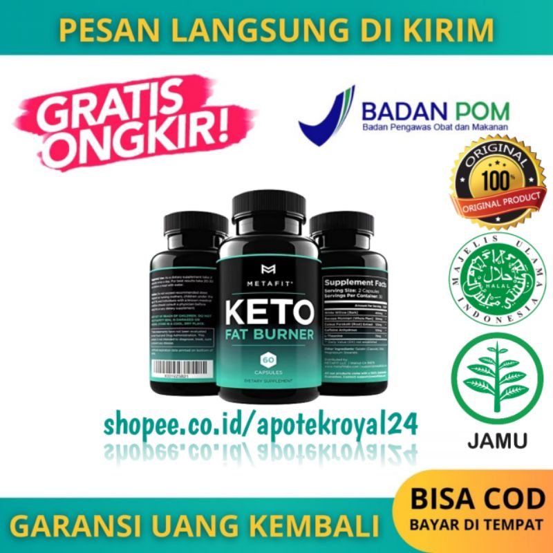 KETO FAT BURNER ORIGINAL SUPLEMEN PELANGSING BADAN AMPUH