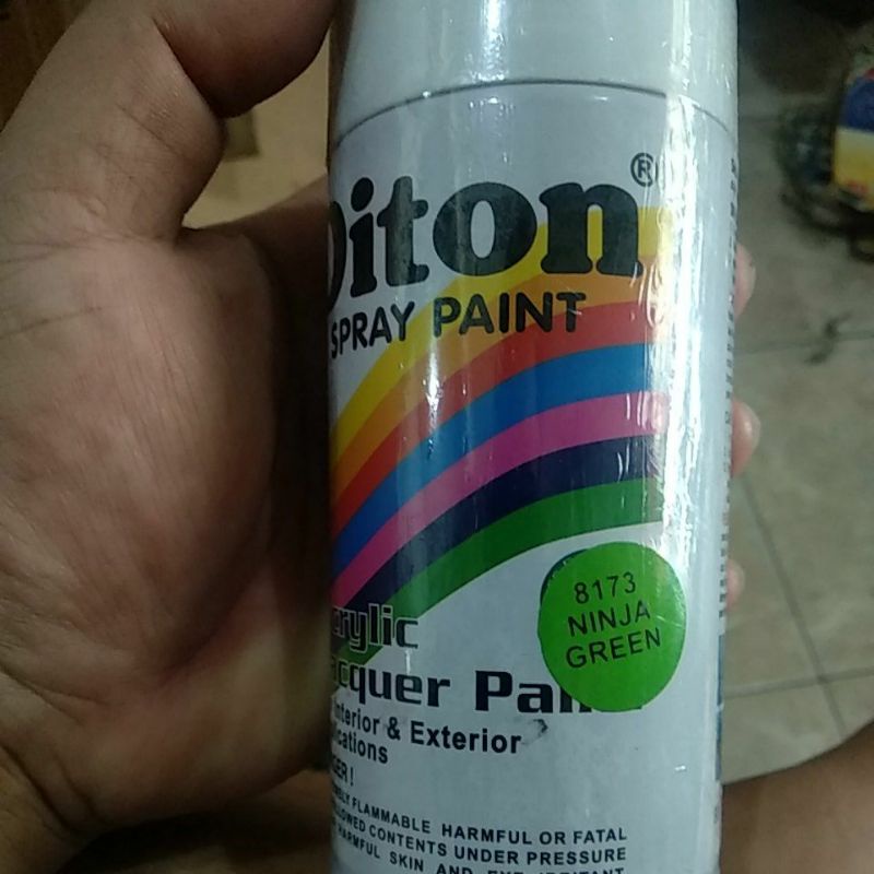 

Cet Diton Ninja Green 8173 spray paint