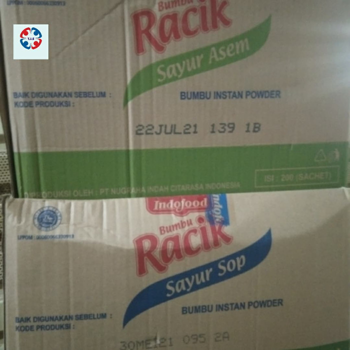 

bumbu racik sayur asem / sayur sop 200 sacet / 1 dus grab gojek only