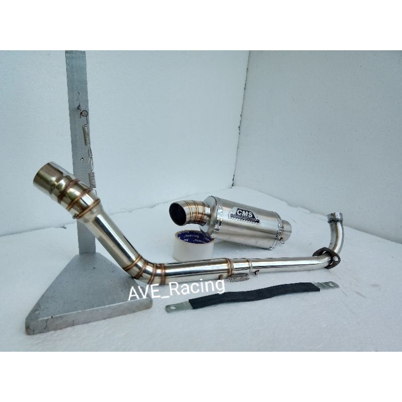 Knalpot racing CMS buat Yamaha Vega R, Vega Rr, Vega ZR dll