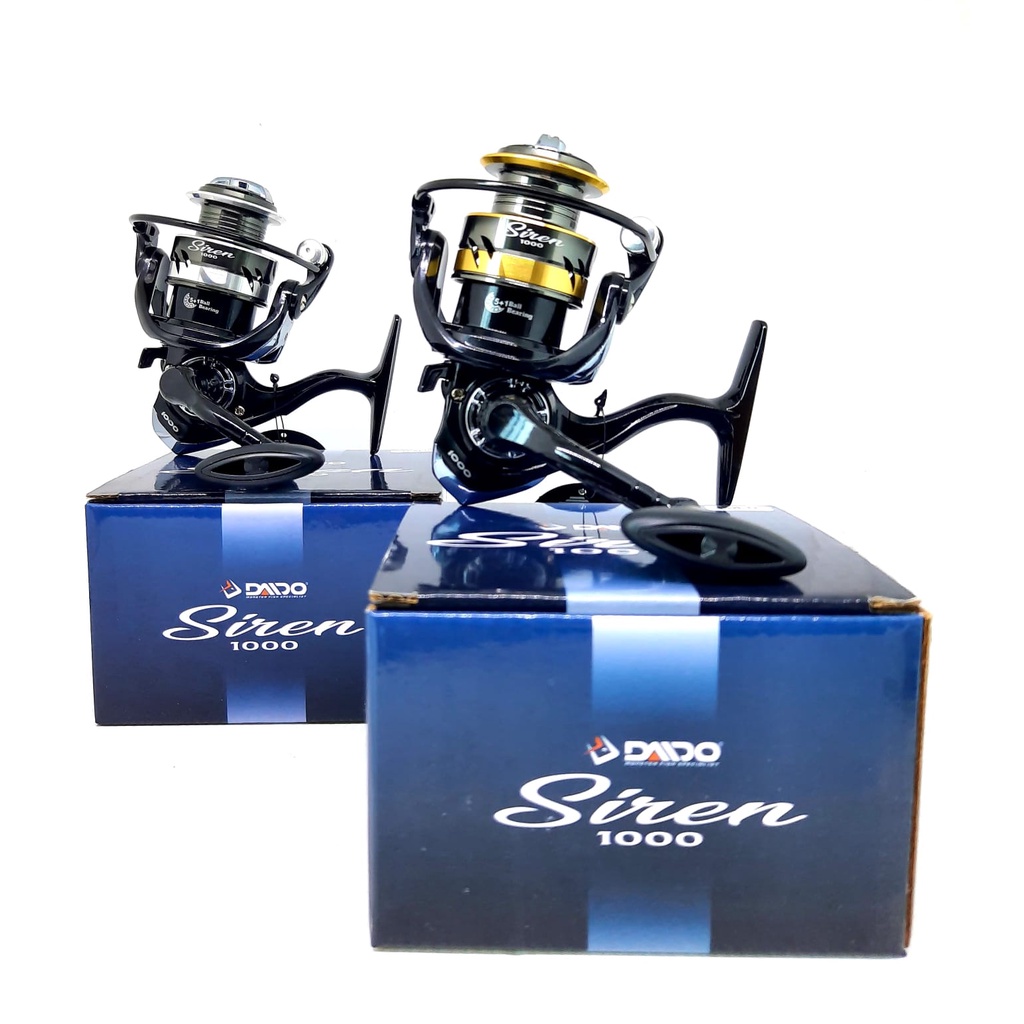 Reel Pancing DAIDO SIREN 1000-4000 ONE WAY 5+1BB Drag 9Kg Sangat KUAT dan MURAH