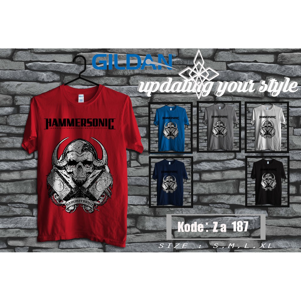 Kaos hammersonic original gildan za177