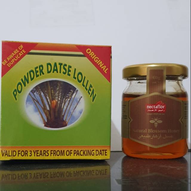 

Paket penyubur madu nectaflor 60gr dan datse lolen