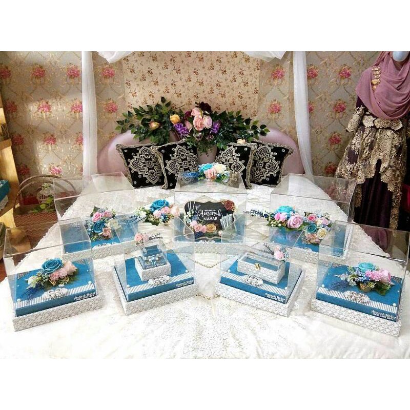 

Malay Box Silver Biru Laut