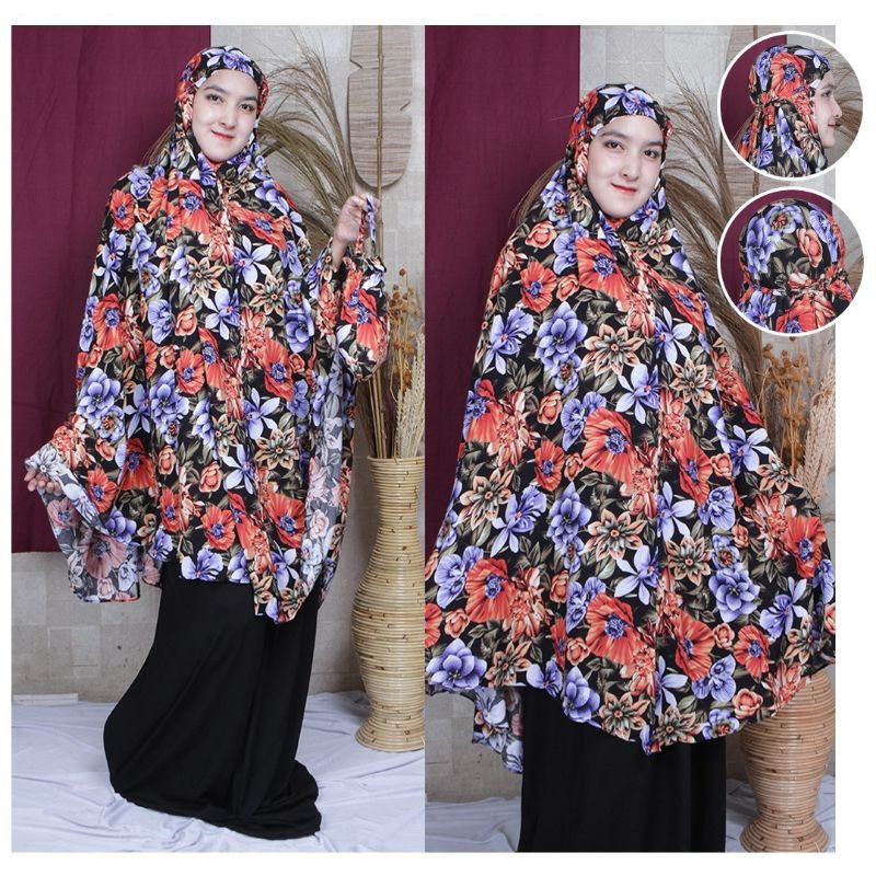 Mukena dewasa terbaru 2021 mukena kirana katun bahan adem murah Premium jumbo kekinian