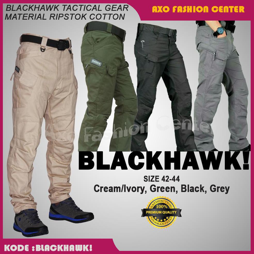 New & Trendy Celana Tactical Polisi Blackhawk Color Crem/Warna Crem Kecoklatan/Celana Tactical