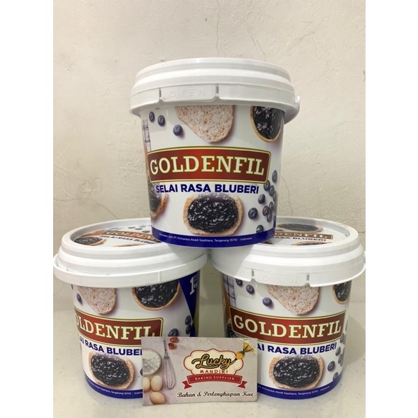 

Goldenfil Blueberry 1Kg /Selai Rasa Blueberi