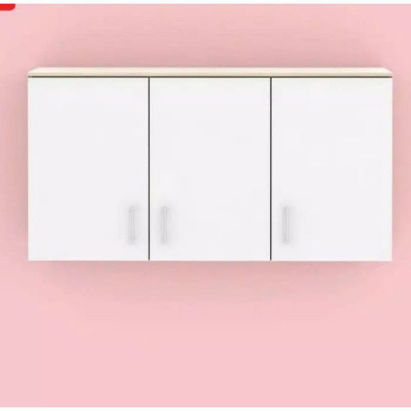 RAK PIRING LEMARI GANTUNG DAPUR KITCHENSET ATAS 3 PINTU 555