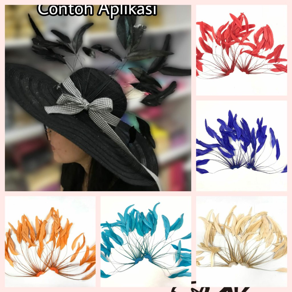 BULU KIPAS TUING | BULU TUING | BAHAN HEADPIECE | APLIKASI BULU FANCY | FEATHER