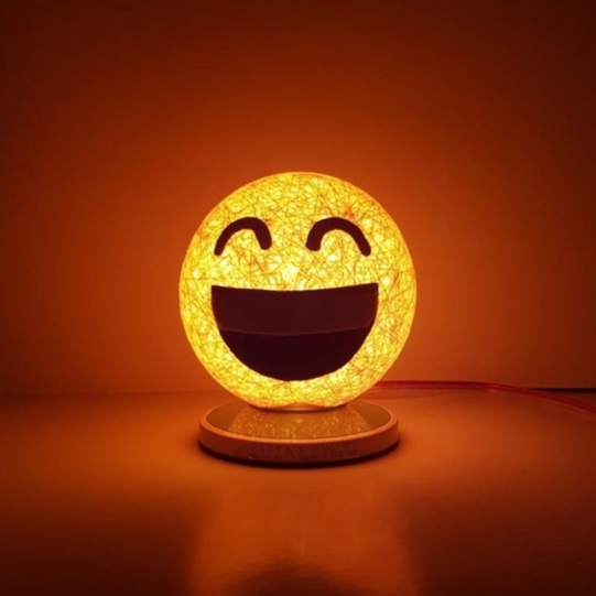 Lampu Tidur, lampu benang, lampu tidur karakter, lampu unik, kado unik. smile