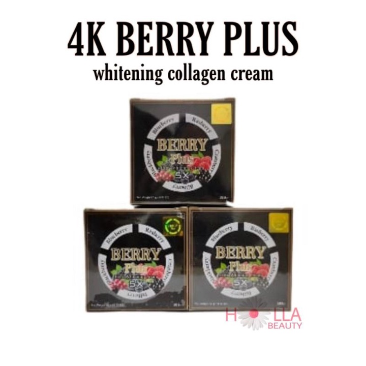 4K BERRY PLUS 5X EXTRA WHITENING CREAM