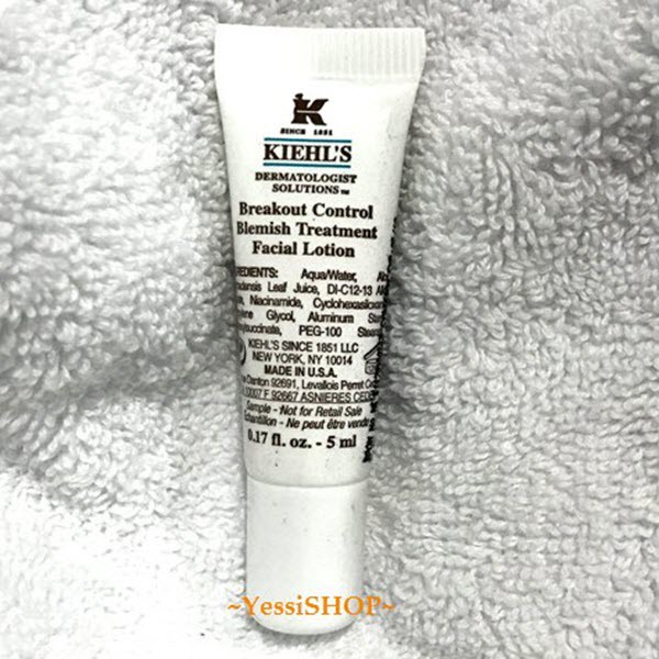 Jual KIEHL'S BREAKOUT CONTROL BLEMISH TREATMENT FACIAL LOTION 5ML