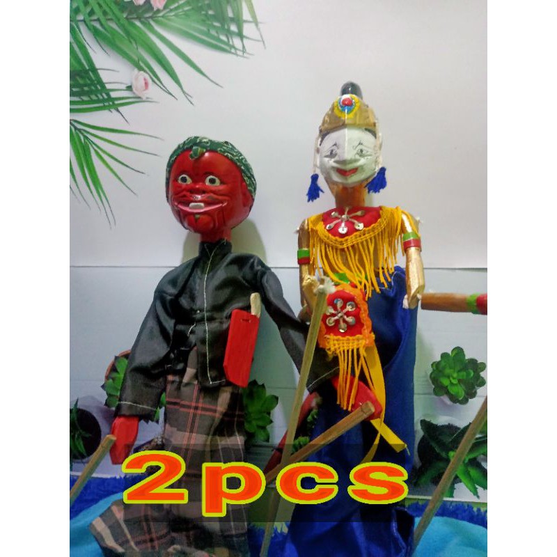 Jual Wayang Golek Cepot Dan Arjuna Isi 2 Shopee Indonesia