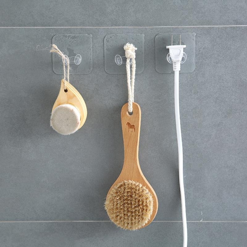 Rak Gantungan Hook Wall Hanger Organizer Adhesive 5 PCS Dapur Kamar Mandi Handuk Botol Peralatan Masak