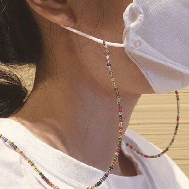 ✅COD FREEONG BT21 BTS STRAP MASKER TALI KALUNG KOREA RANTAI MASK KACAMATA GANTUNGAN GROSIR PENGAIT