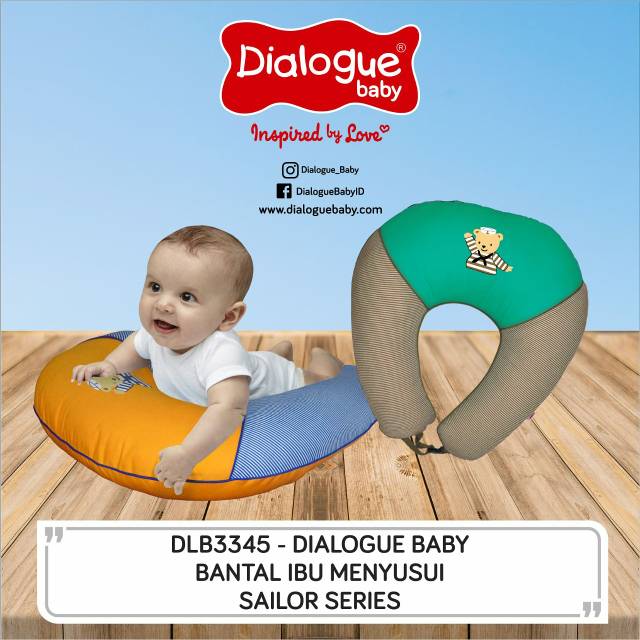 ♥BabyYank♥ DLB3345 DIALOGUE BABY BANTAL MENYUSUI SAILOR SERIES