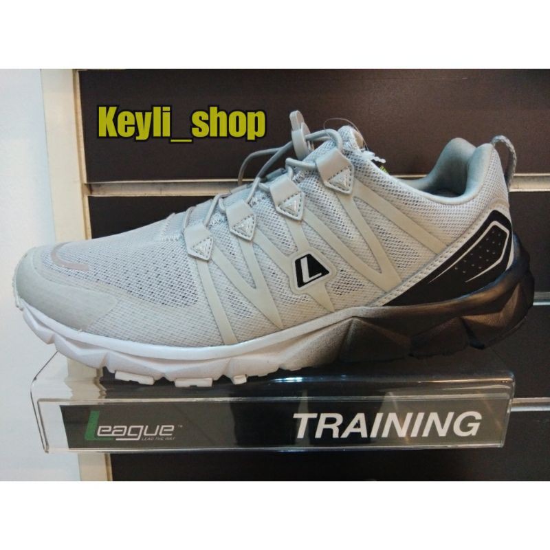Jual Sepatu League Kumo 1.5 M Grey Running Shoes Cowo Sneakers Pria