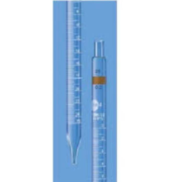 pipet mohr/pipet ukur 5ML Interval 0.1 Class B,Marking Best Quality Borosil