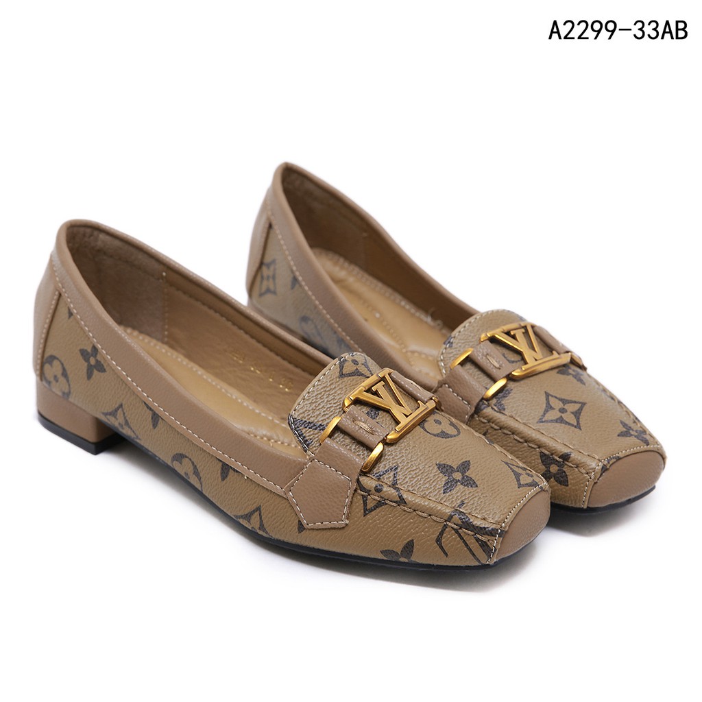 04W2 SEPATU WANITA BRANDED PREMIUM LV A2299-33AB SEPATU KANTOR SEPATU FORMAL SEPATU CANTIK