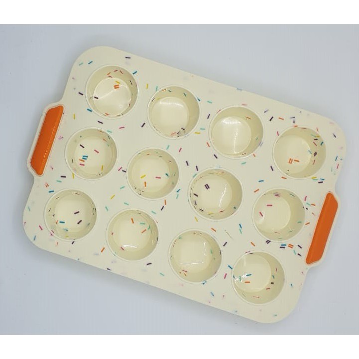 LOYANG SILICONE BULAT 12 CUP / LOYANG BULAT /LOYANG SILICONE 12 CUP BULAT