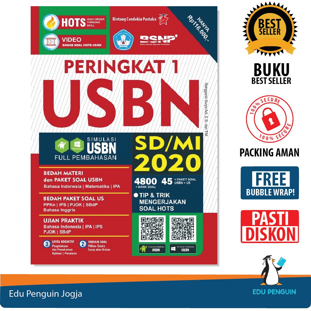 Buku Peringkat 1 Usbn Sd Mi Hots 2020 Kelas 6 Bubble Wrap Free