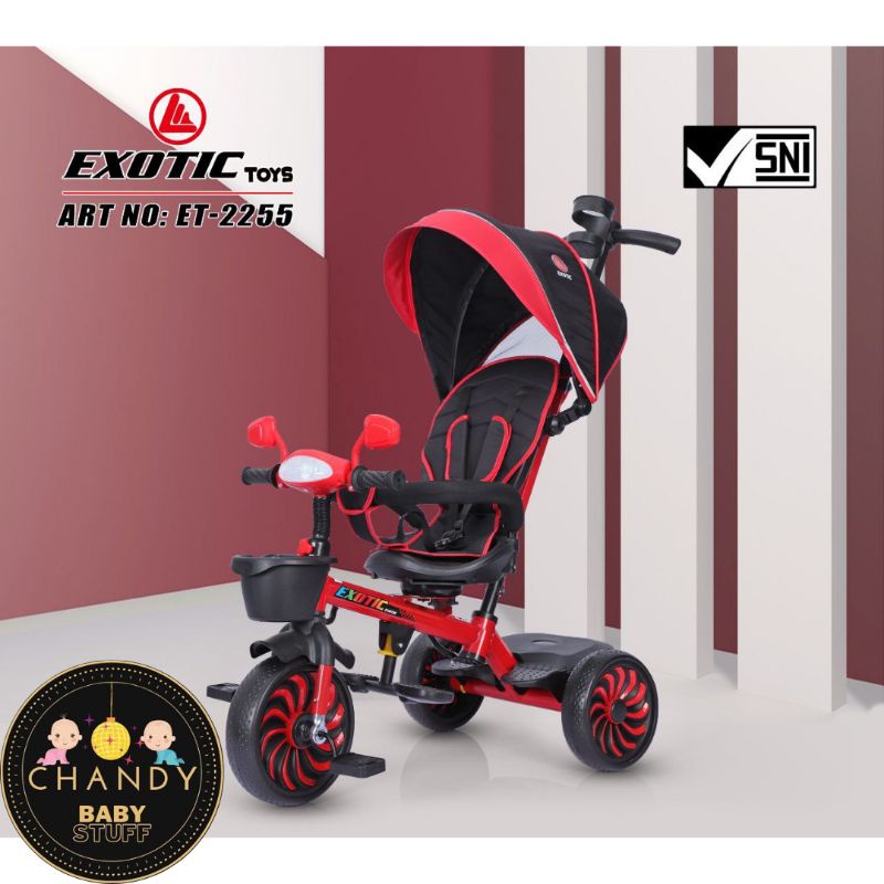 SEPEDA ANAK RODA TIGA TRICYCLE ET 2255 EXOTIC