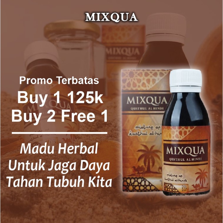 

MADU MIXQUA Herbal Alami Meningkatkan Daya Tahan Tubuh