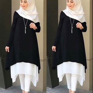 Fashion Fashionmuslim Atasanwanita Blouse Baju  Atasan  