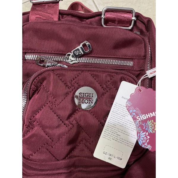 Tas Ransel Multifungsi Sighmon 1813L-40 Bahan Kanvas Terbaru.!!!! Tas Wanita Tas Ransel Wanita Tas Sighmon ORI BISA BAYAR DITEMPAT!!!!