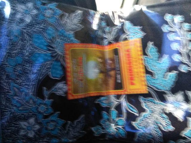 Omah Batik Solo Melati Biru Kain Batik Bahan Seragam