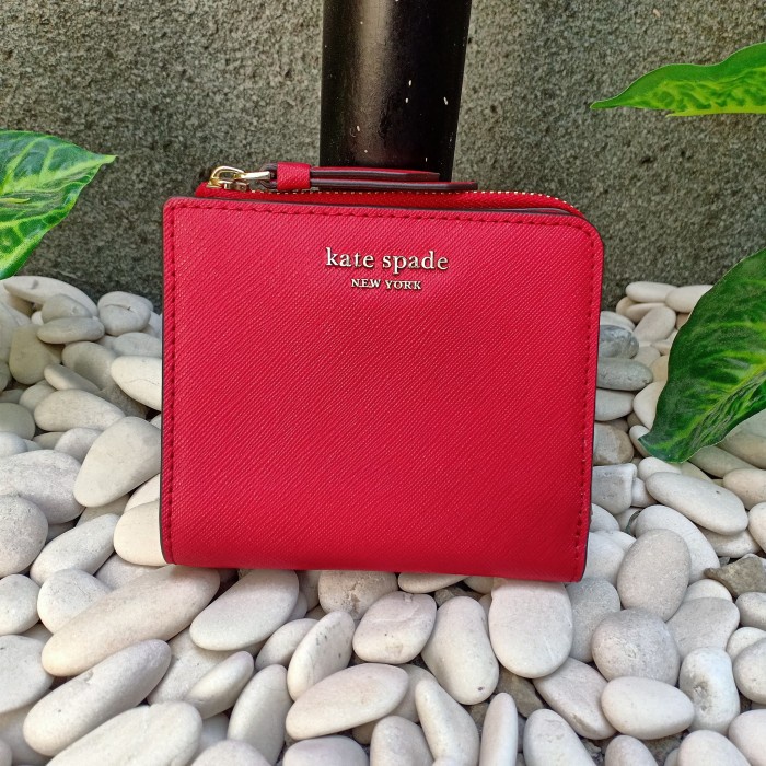 Dompet KS cameron small l-zip bifold WLRU5431 - hot chili