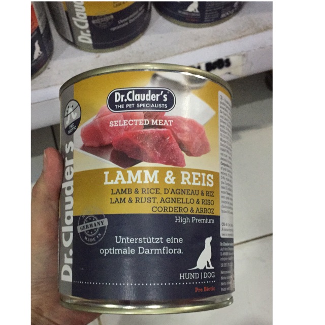 Dr clauders lamb&amp;rice kalengan makanan anjing