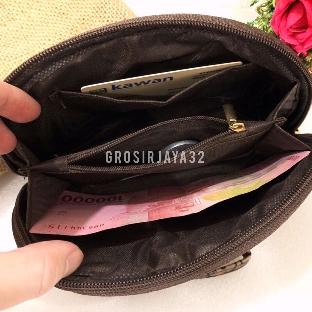 (GROSIRJAYA32) DOMPET DYOR Bakpau ( SUPER PREMIUM ) kualitas KW/Dompet Oval Dyor