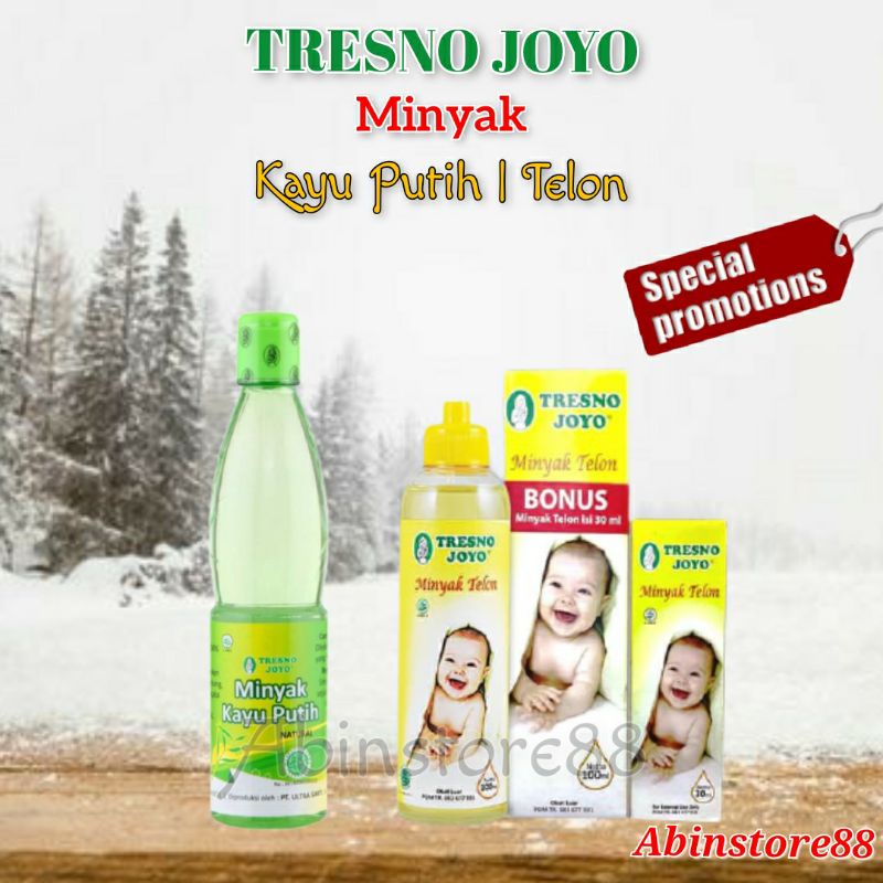 Tresno Joyo Telon 90ml + free bonus 30ml Minyak Kayu Putih 60ml