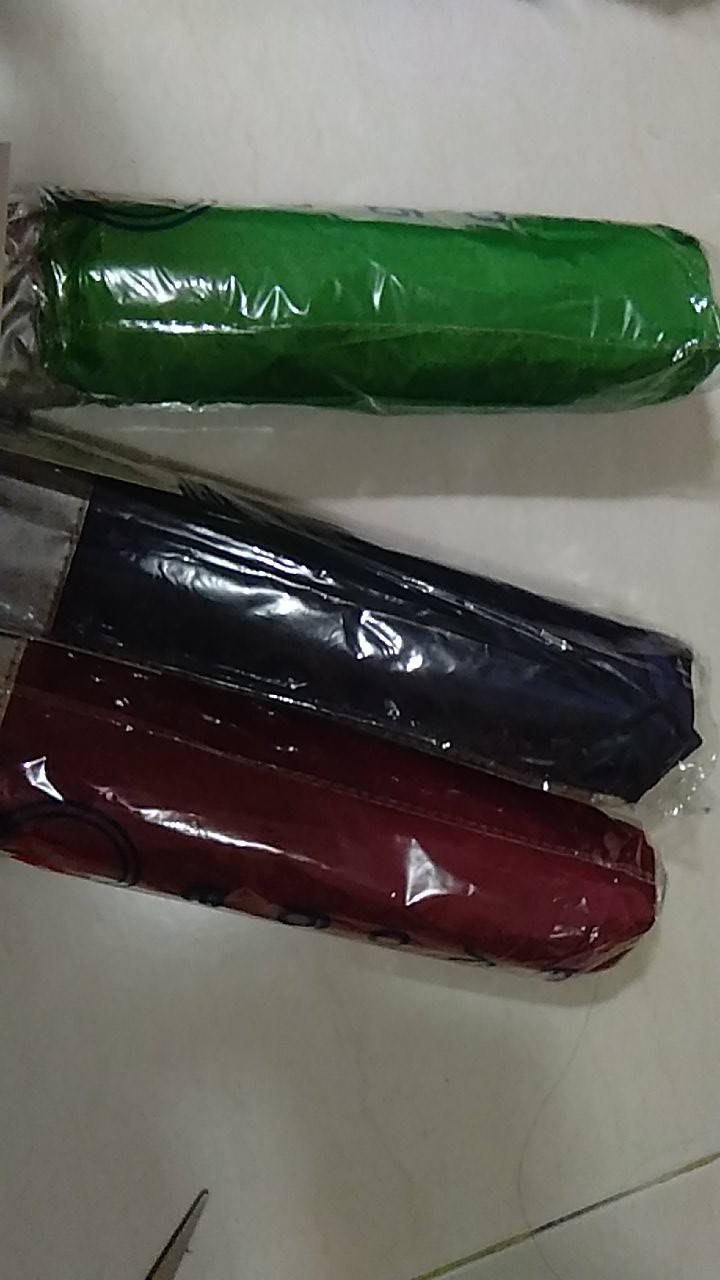 Payung Lipat 3 Polos Lapis Silver Murah (bisa Untuk Promosi) Lpm